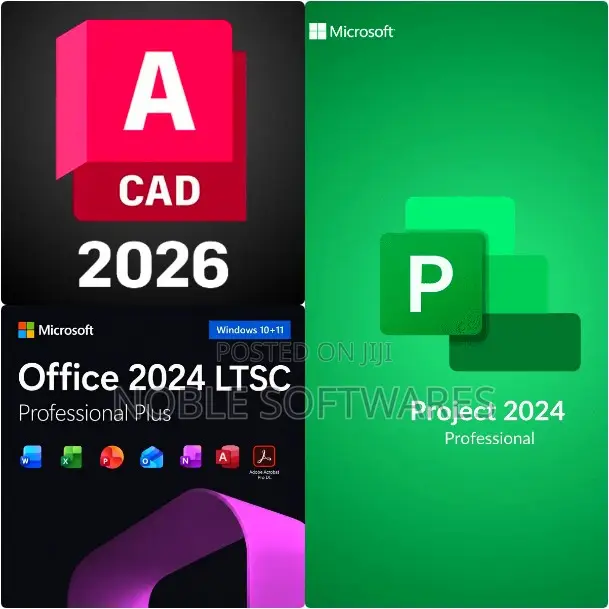 AutoCAD 2026 + MS Office LTSC 2024 + MS Project 2024 Pro - 1