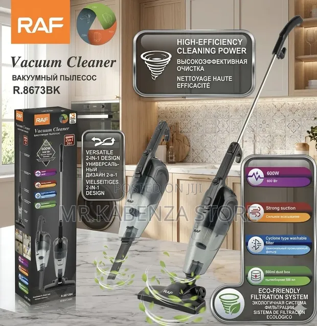 RAF R.8673BK 600W Stick Vacuum Cleaner - 1