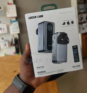 Green Lion Evera 15000mAh Power Bank + 67W PD Charger