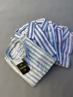 Gant Premier Stripped Linen Fit Shirts
