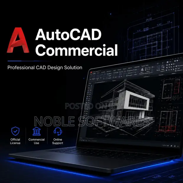 Autodesk AutoCAD 2024-2027 Commercial License - 1