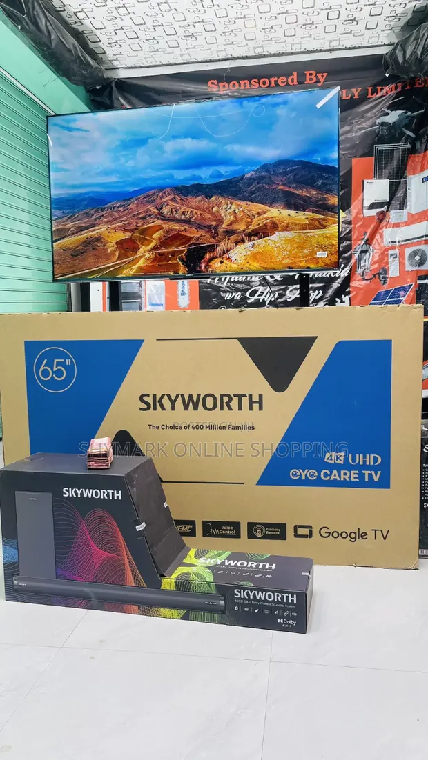 Skyworth 65 Inch 4K UHD Smart TV - 1