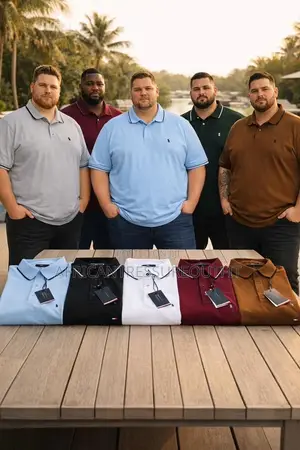 Alpha Studio Big Polo T-Shirt (3XL-6XL)