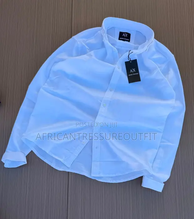 Armani Exchange Men's Cotton Dress Shirt - 1