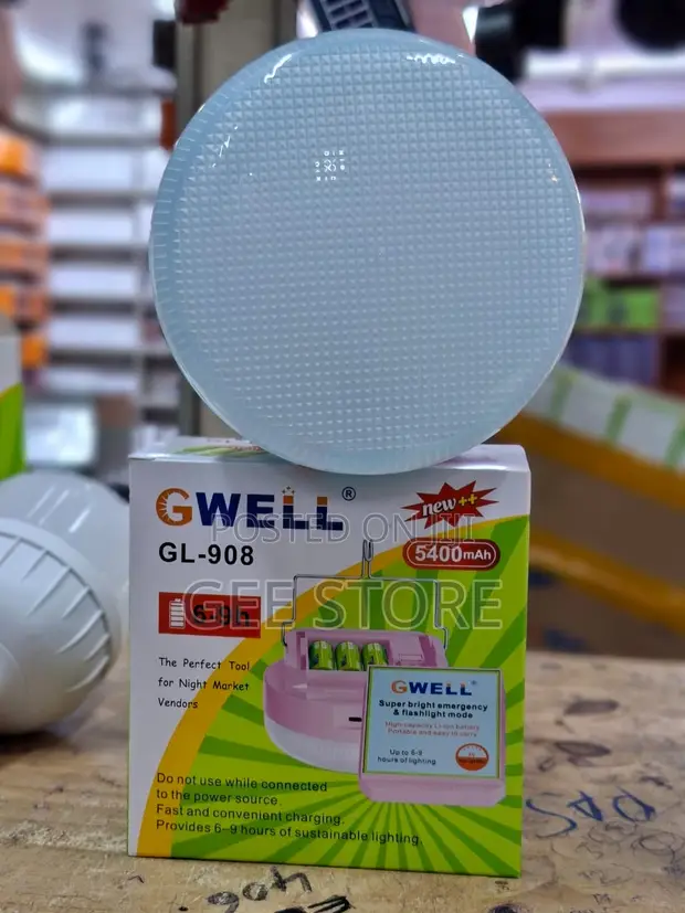 Gwell 908 Light - 5400mAh, 6-9 Hour Battery - 1