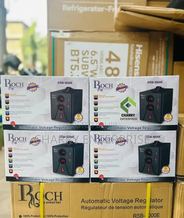 Roch Digital Automatic Voltage Regulator/Stabilizer 1000W - 1