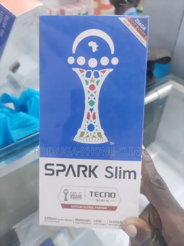 New Tecno Spark Slim 256GB Black - 1