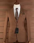 Men's Light Brown Suit - Brand Kali - 4