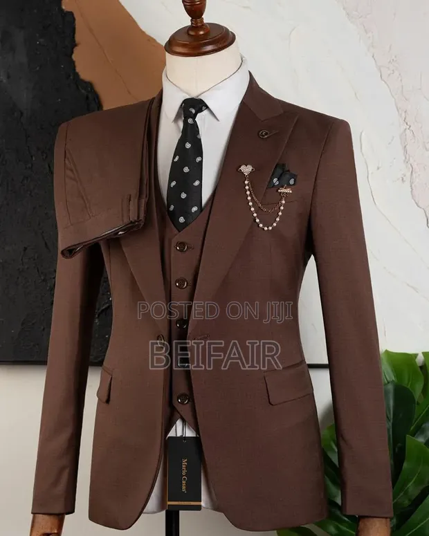 Quality Brown Suit for Men - 1