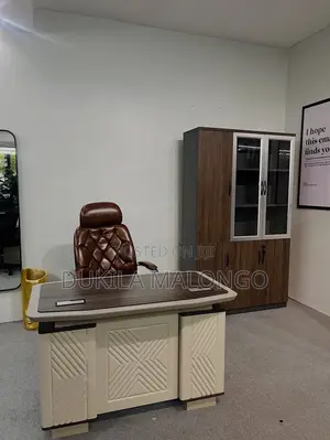 Office Desk, Chair, and Cabinet Set - Zuo Modern