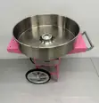 Commercial Electric Candy Floss Machine with Cart 0.9kW, 73cm - 2