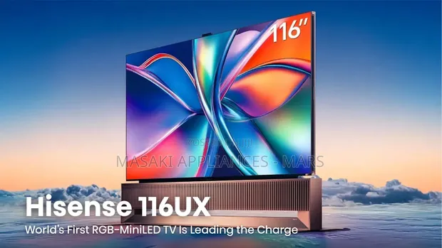 New Hisense 116" ULED RGB Mini-LED 116UX Google TV - 1