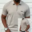 Avogan Men's Slim Fit Polo T-Shirts - Quarter Zip - 2