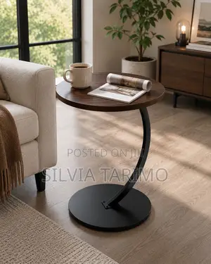 Modern Round Side Table - Brand New