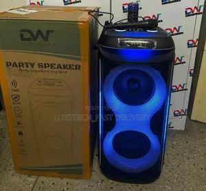 Digiwave Portable Party Speaker 80W with Wired Microphone