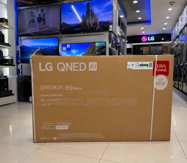 LG QNED82A 65-Inch Smart AI UHD Premium TV - 1