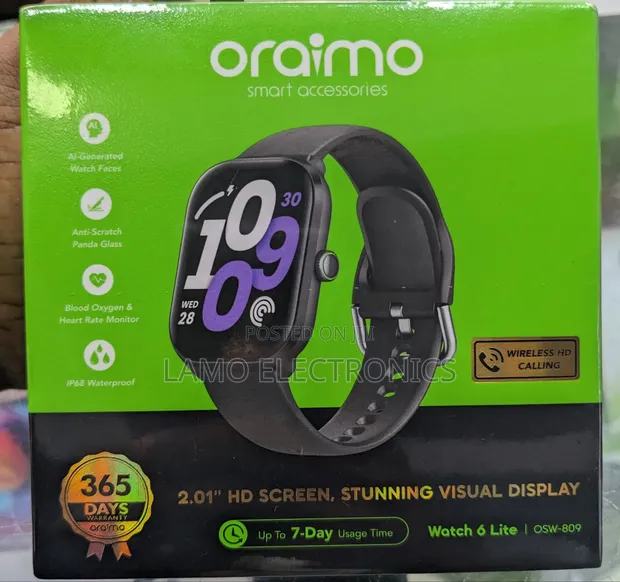 Oraimo Watch 6 Lite OSW-809 Smartwatch - 1