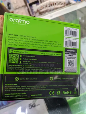 Oraimo Watch 6 Lite OSW-809 Smartwatch