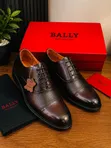 Viatu vya Ngozi vya Wanaume vya Bally & Clarks Moccasins - 5