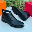 Men's Travolta Boots - Full Black Leather - 2