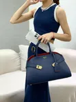 Elegant Fouganza Handbag - Genuine Leather - 1