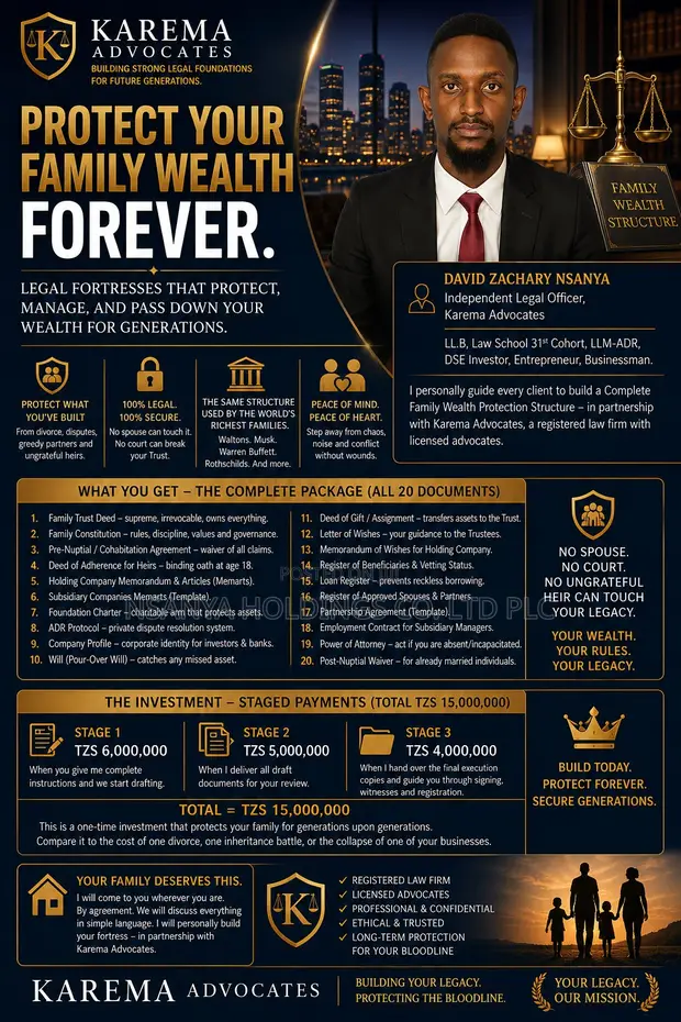Protect Your Family Wealth for Generations with Karema Advocates - 1