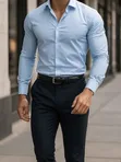 Classic Men's Cotton Casual Shirt - 3
