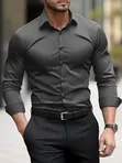 Classic Men's Cotton Casual Shirt - 5