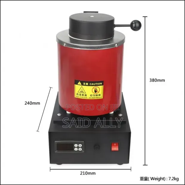 Gold Melting Furnace with Accessories - 1