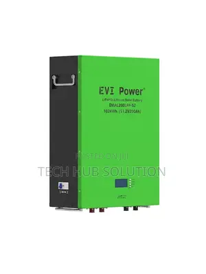 Deye EVI Power EVIA100LFP-51.2R 5.12kWh Betri ya Litihiamu ya Rack Mount