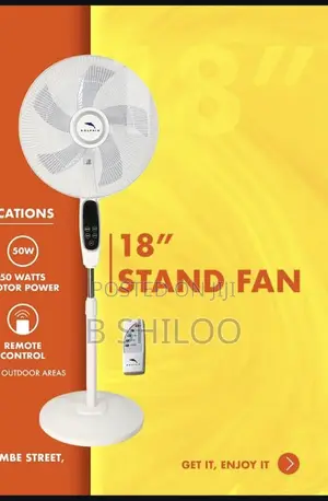 Dolphin Free Standing Fan 18"