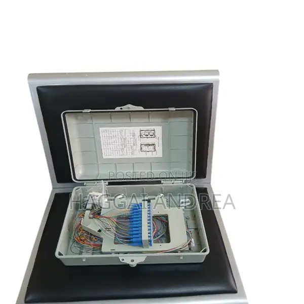 1x24 Indoor Fiber Distribution Box with SC/UPC Adapters & Pigtails - 1
