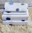 Pure Cotton Bedsheets with 4 Pillowcases - 2