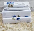 Pure Cotton Bedsheets with 4 Pillowcases - 3