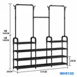 CTI Multi-Functional Coat and Shoe Rack - 2