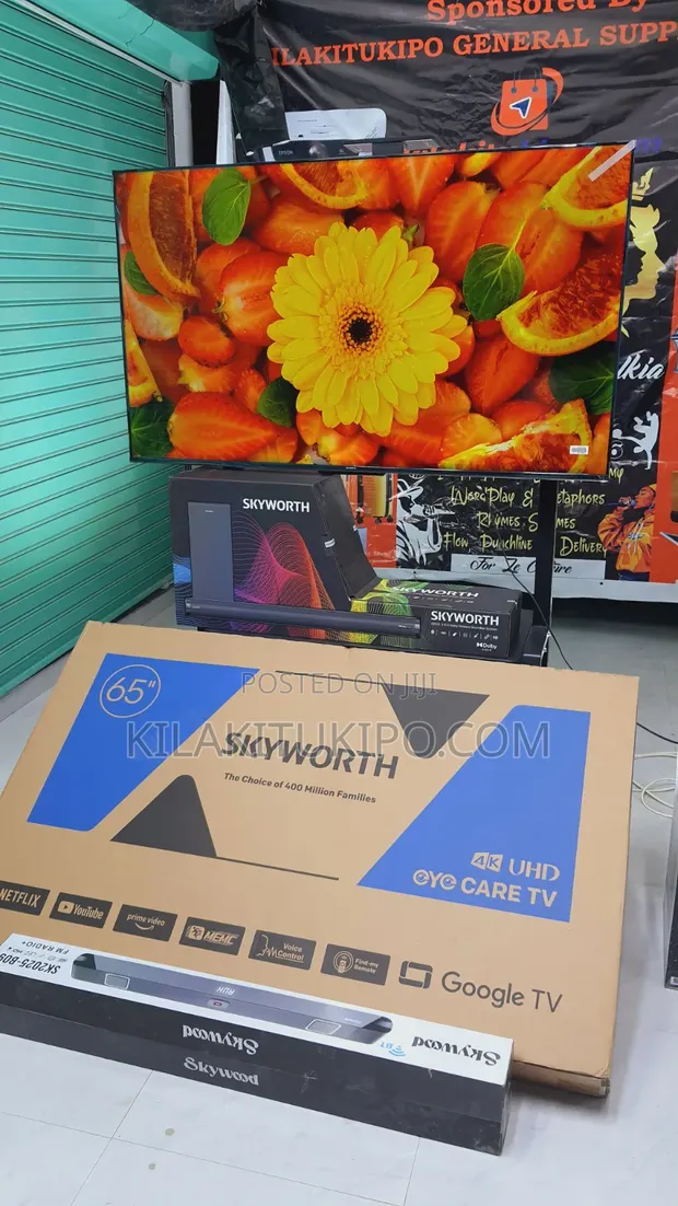 Skyworth 65" UHD Eye Care 4K Google TV - 1