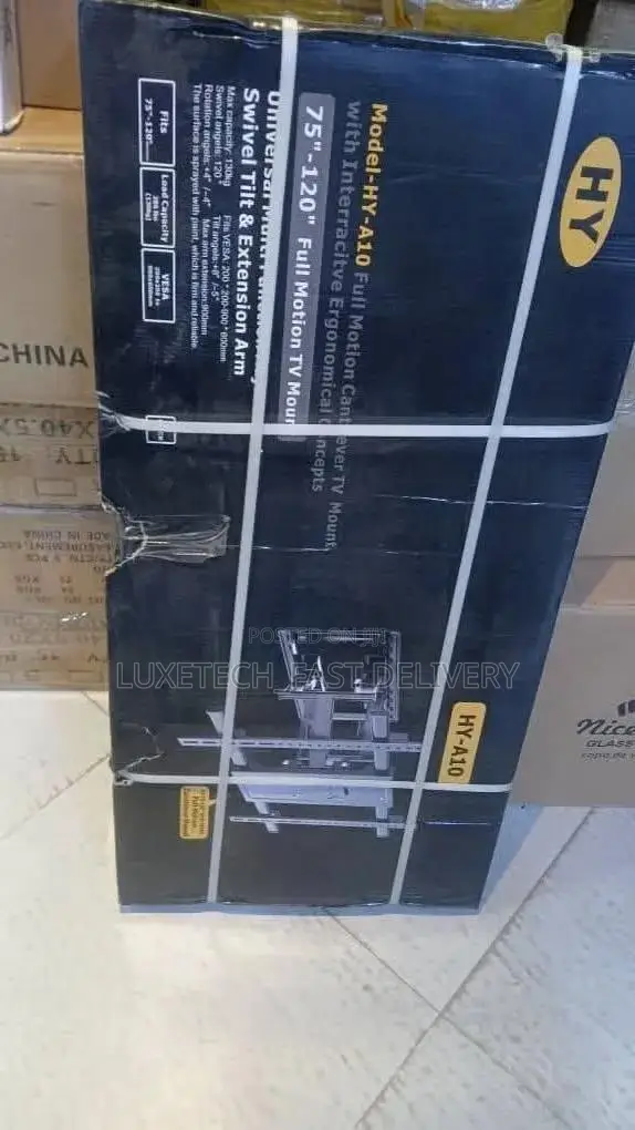 Stendi Nzito ya TV ya Kuzunguka kwa Skrini 75-120 Inch - 1