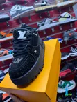 Louis Vuitton Men's Leather Sneakers with Crystals - 4
