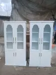 Kabati Jipya la Vyombo Milango Miwili la Kioo - 2