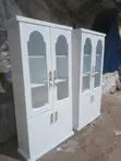Kabati Jipya la Vyombo Milango Miwili la Kioo - 3