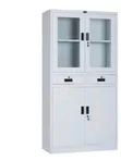 Office Steel Filing Cabinet with Glass Doors - 3