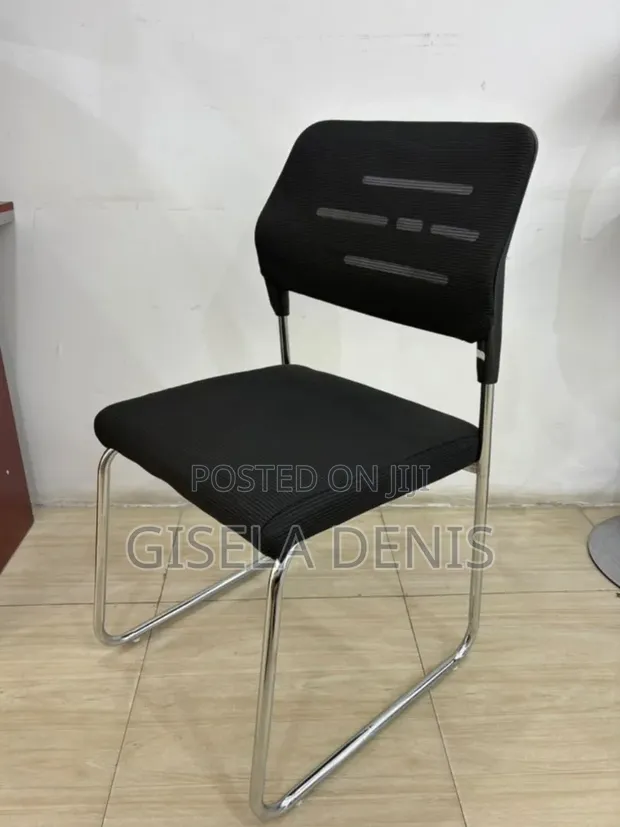 Armless Cantilever Visitor Chair - Brand New - 1
