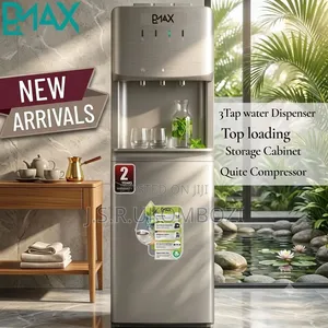 P Max Water Dispenser 3 Taps with Storage Cabinet