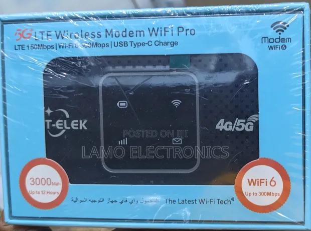T-Elek TM3-E 4G/5G Wireless Modem Wi-Fi Pro - 1