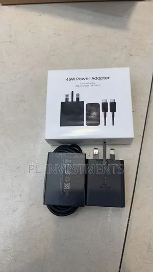Chaja ya Samsung 45W USB-C na Kebo (Plagi ya UK)
