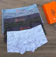Prada Boxers za Wanaume - Kiuno cha Elastic, Seti za Rangi 3 - 2