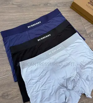 Burberry Men's Stretch Cotton Boxer Briefs - 3 Pack