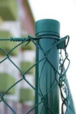 Chainlink and Barbed Wire Fencing Installation - 3