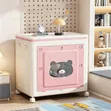 Foldable Plastic Clothes & Toy Storage Cabinet - 70L - 4