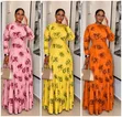 African Style Long-Sleeved Breathable Floor-Length Dresses - 2